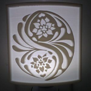 Night light wall-plugin | Ying Yang